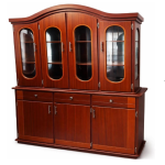 APARADOR COCINA VIDRIO MADERA 2 CUERPO