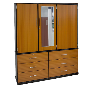 ROPERO MADERA 2 CUERPOS TIPO B