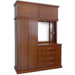 ROPERO MADERA CLOSET MALETERO C25